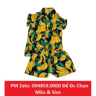 Bộ quần áo vải Lanh thái trẻ con