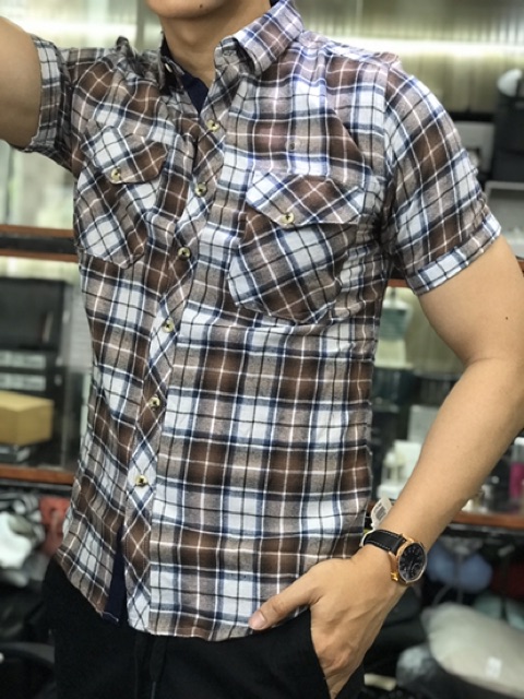 Áo sơ mi nam ngắn tay