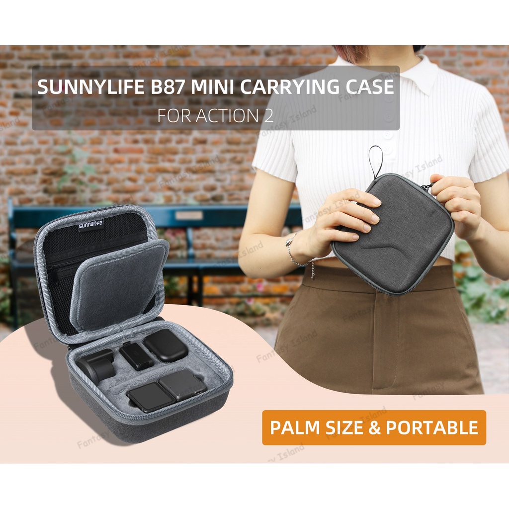 Túi Đựng Bảo Vệ Mini Cho Drone DJI ACTION 2 ACTION2 OA2-B87 Ốp