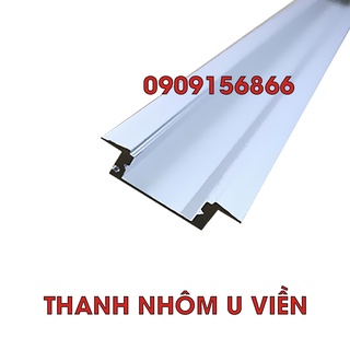 Thanh Nhôm Led định hình, loại U âm tường - (combo 5 thanh)