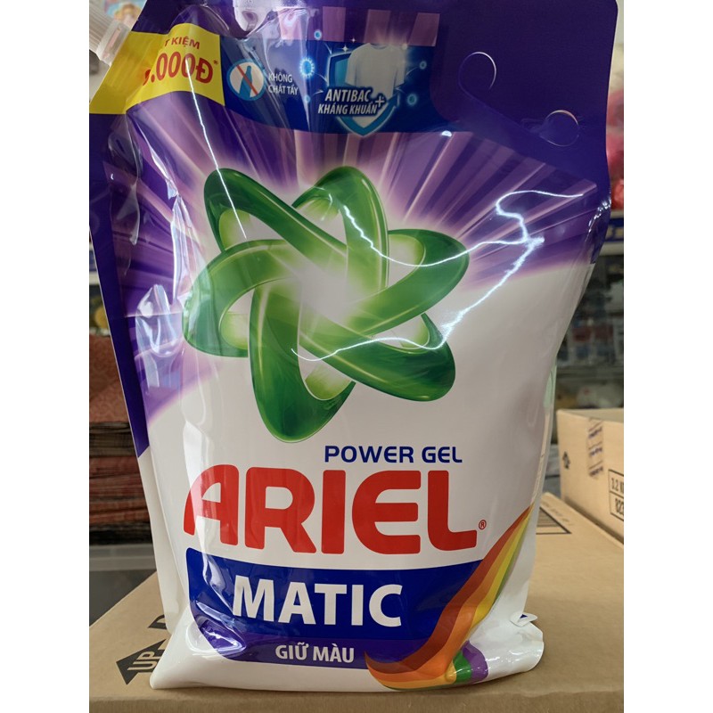 Nước Giặt Ariel Giữ Mầu Túi 3,2kg (mầu tím)