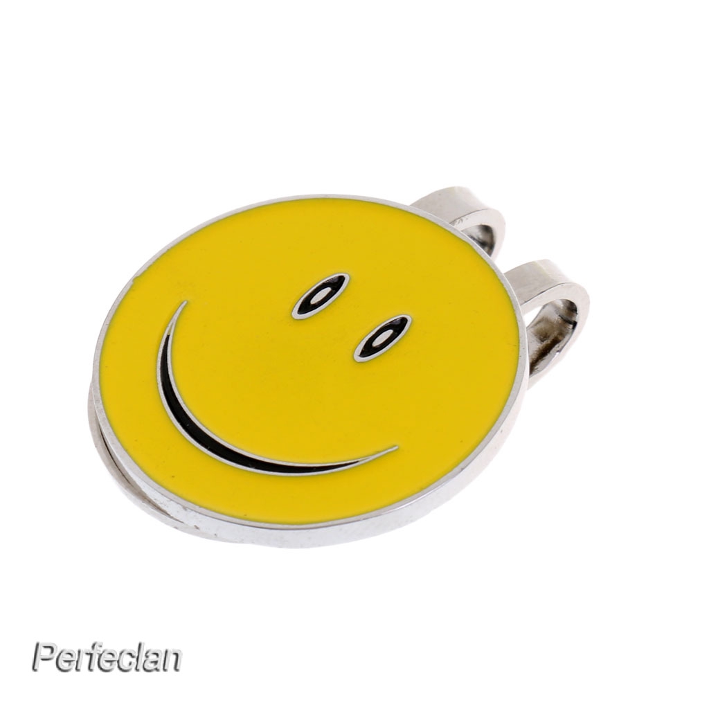 Kẹp Nam Châm Đánh Dấu Bóng Golf Hình Mặt Cười Đáng Yêu