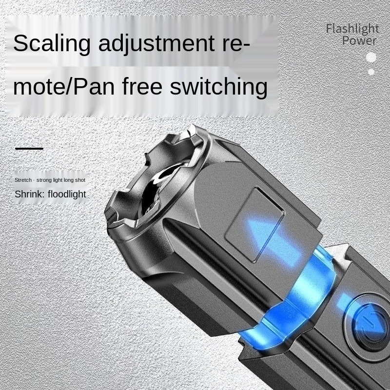 Đèn Pin Siêu Sáng Bằng Abs 3 Chế Độ Điều Chỉnh Được Tiện Dụng