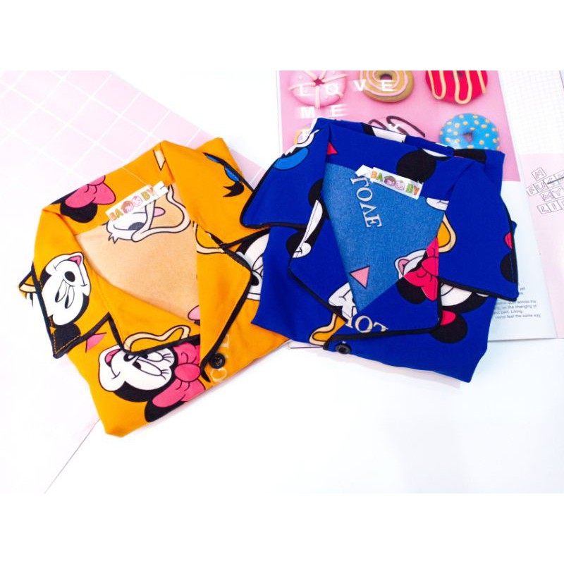 ❤️❤️  [ ẢNH THẬT+ VIDEO TRẢI SÀN] BỘ PIJAMA LỤA THÁI CAO CẤP MẶC NHÀ ĐÙI/ NGẮN DÀNH CHO BÉ