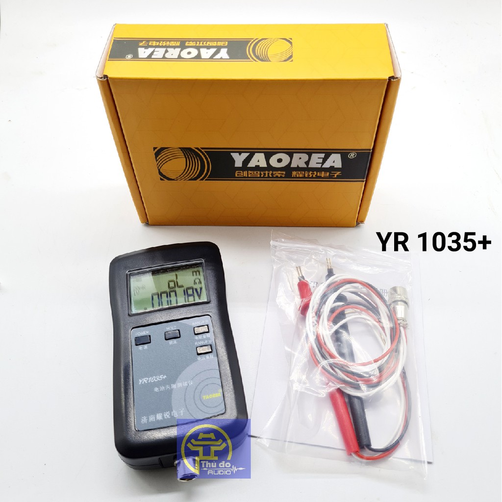 Máy đo nội trở pin YR1035+ giao diện tiếng anh, độ chính xác cao