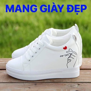 Giày Nữ Bata Bắn Tim Hàn Quốc Hot 2021