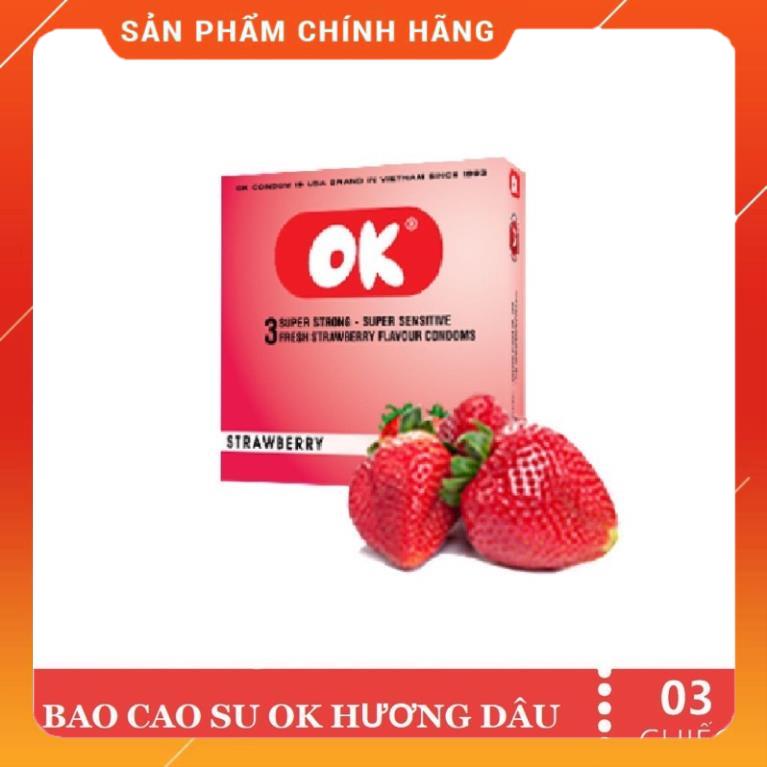 Bao cao su Ok bốn vị lẻ rời 1 cái bao cao su chính hãng shopnguyenanh88