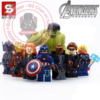 Xếp hình SY 271 Minifigures Marvel super heroes mô hình nhân vật siêu anh hùng Avenger Age of Untrol