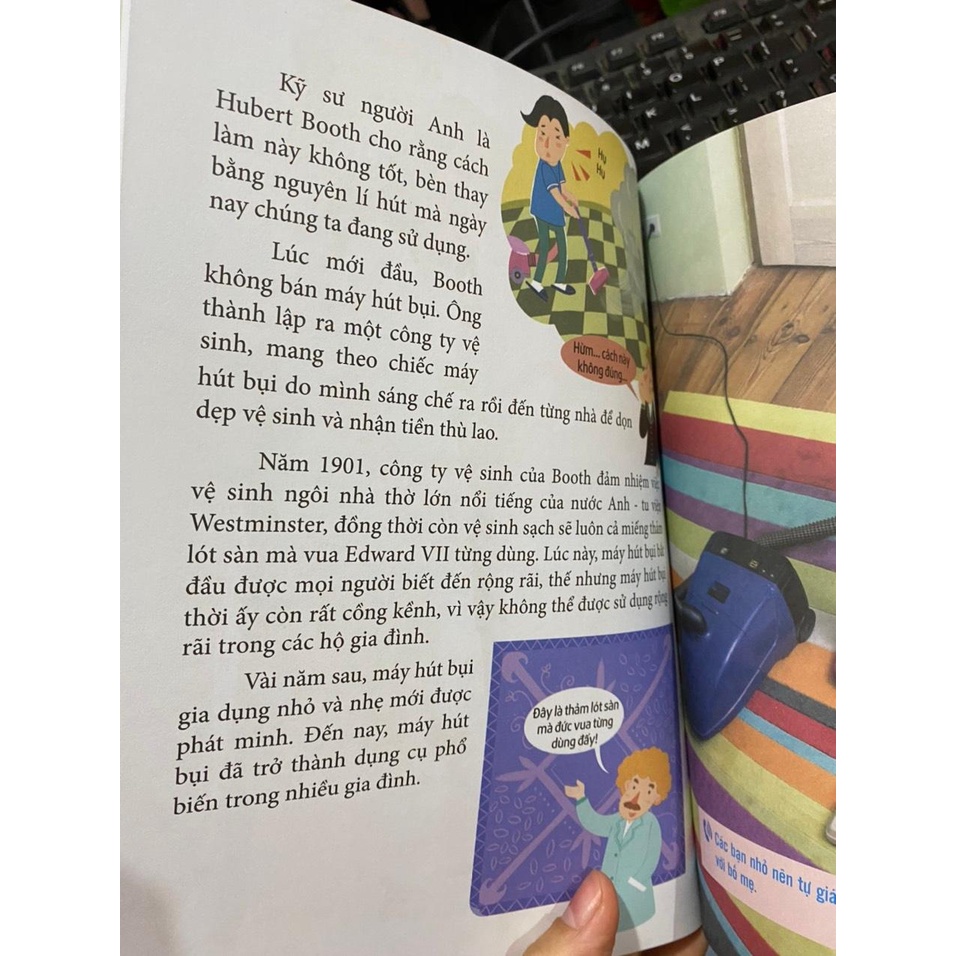 Sách - Khoa học thú vị : Bí ẩn của những đồ gia dụng : Các sản phẩm công nghệ trong cuộc sống ( Minh Long )