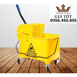 Xe vắt nước,xe vắt móp lau sàn công nghiệp 20L