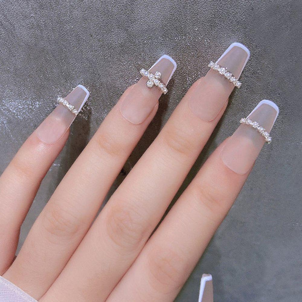 Chuỗi Hạt Ngọc Trai Trang Trí Móng Tay 25cm|Phụ Kiện Trang Trí Móng Tay Nghệ Thuật 3D DIY