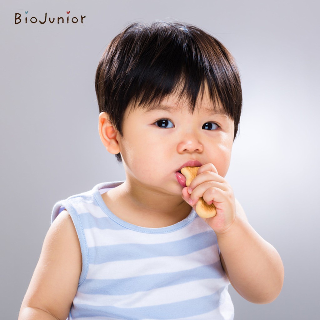 Bánh ăn dặm hữu cơ cho bé nhiều vị Bio Junior 132g từ 7 tháng tuổi trở lên (Việt quất/ Chuối/ Cacao/ Táo/ Truyền thống)