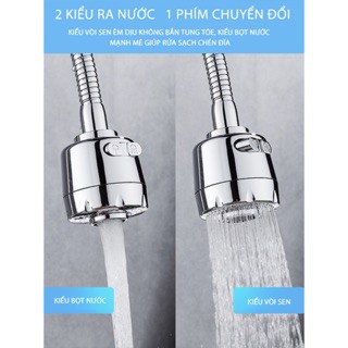 Đầu vòi rửa chén tăng áp