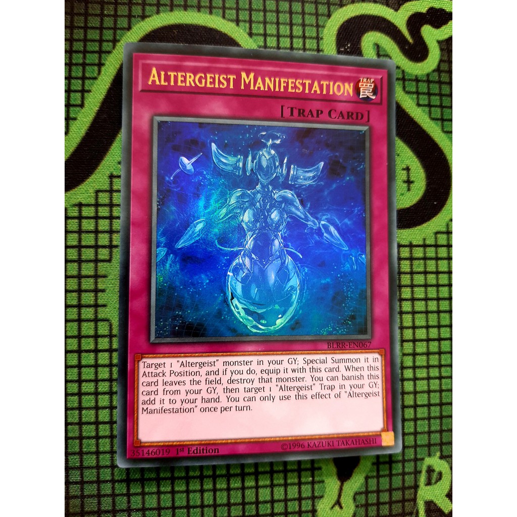 [ ĐỖ LẠC SHOP ]  THẺ BÀI YUGIOH TCG - Altergeist Manifestation - BLRR-EN067 - Ultra Rare 1st Edition