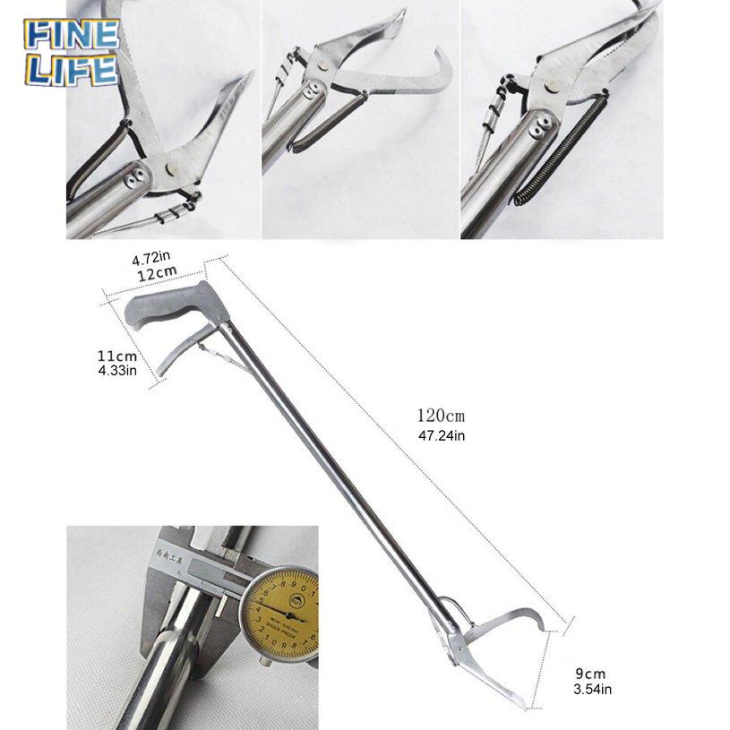 Kẹp Bắt Rắn Bằng Thép Không Gỉ Dày 7.28