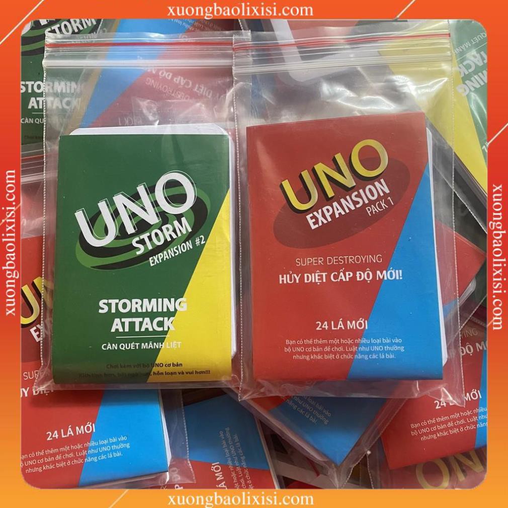 Bài UNO mở rộng 2 bản 49 LÁ SIÊU CHẤT(NHIỀU LÁ HƠN CÁC BỘ MỞ RỘNG KHÁC) [Bán Lẻ Giá Sỉ]