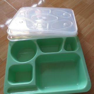 KHAY CƠM PHẦN LỚN , NHỎ NHỰA ( DUY TÂN )