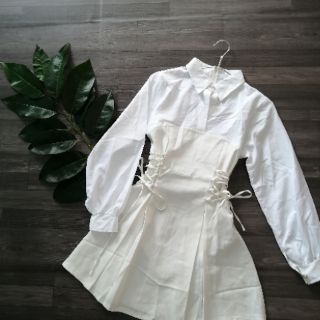 Đầm 2 dây đui cá