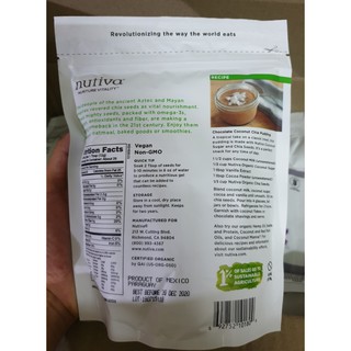 Hạt Chia Trắng Nutiva 340g