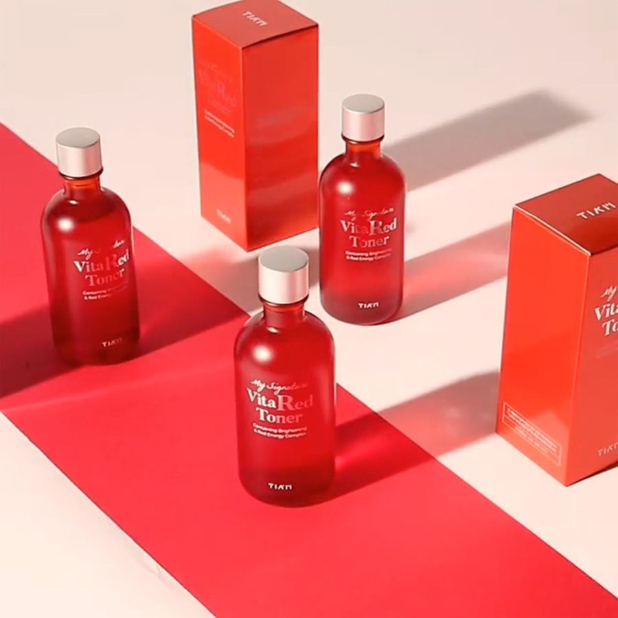 Nước hoa hồng dưỡng trắng , toner se khít lỗ chân lông dành cho mọi Loại da Toners , Tiam My Signature Vita Red 130ml | BigBuy360 - bigbuy360.vn