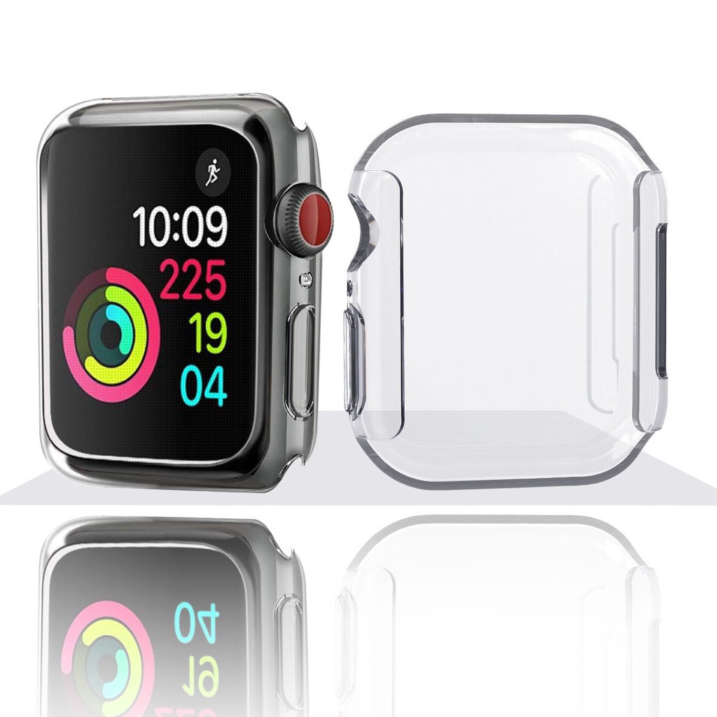 Ốp cứng trong suốt bảo vệ mặt đồng hồ Apple Watch 4 40mm 44mm | BigBuy360 - bigbuy360.vn