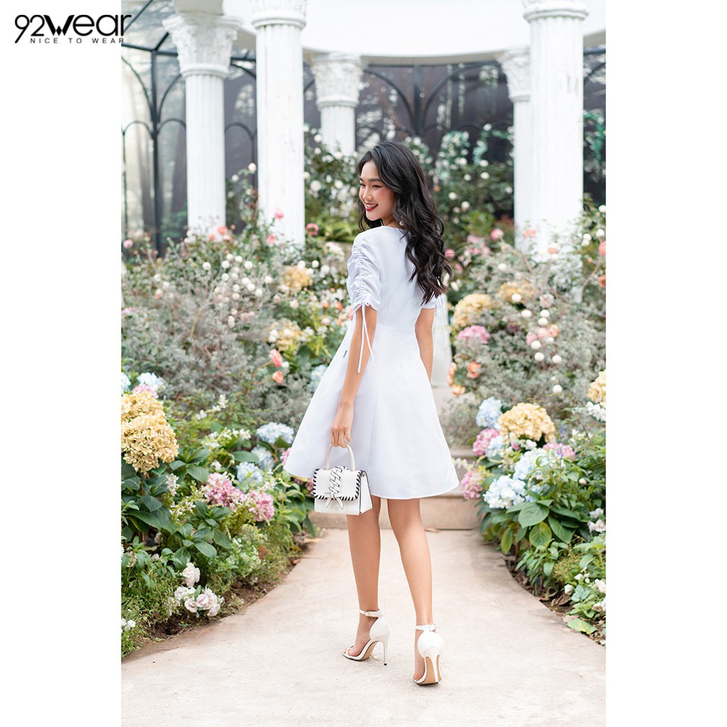 Đầm xòe Tà Bung 1 bên DEW0875 92Wear | BigBuy360 - bigbuy360.vn