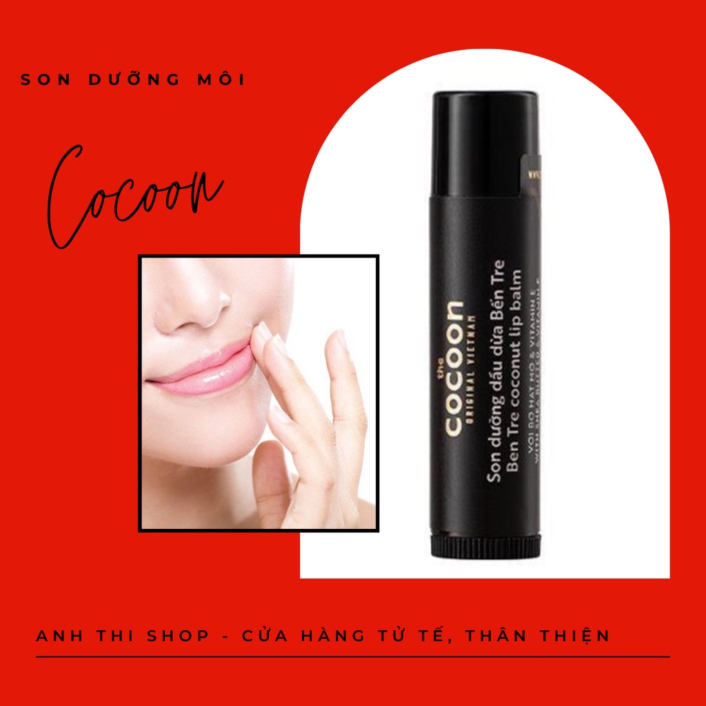 Son dưỡng dầu dừa Bến Tre Cocoon