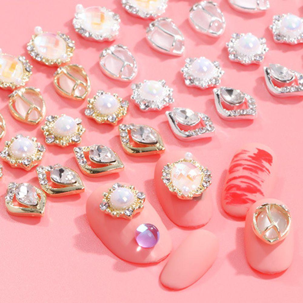 OCEANMAP Phụ Kiện Đính Trang Trí Móng Tay Sang Trọng DIY