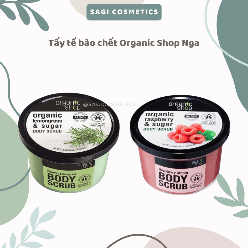 Tẩy Da Chết Toàn Thân Organic Shop Sugar Body Scrub