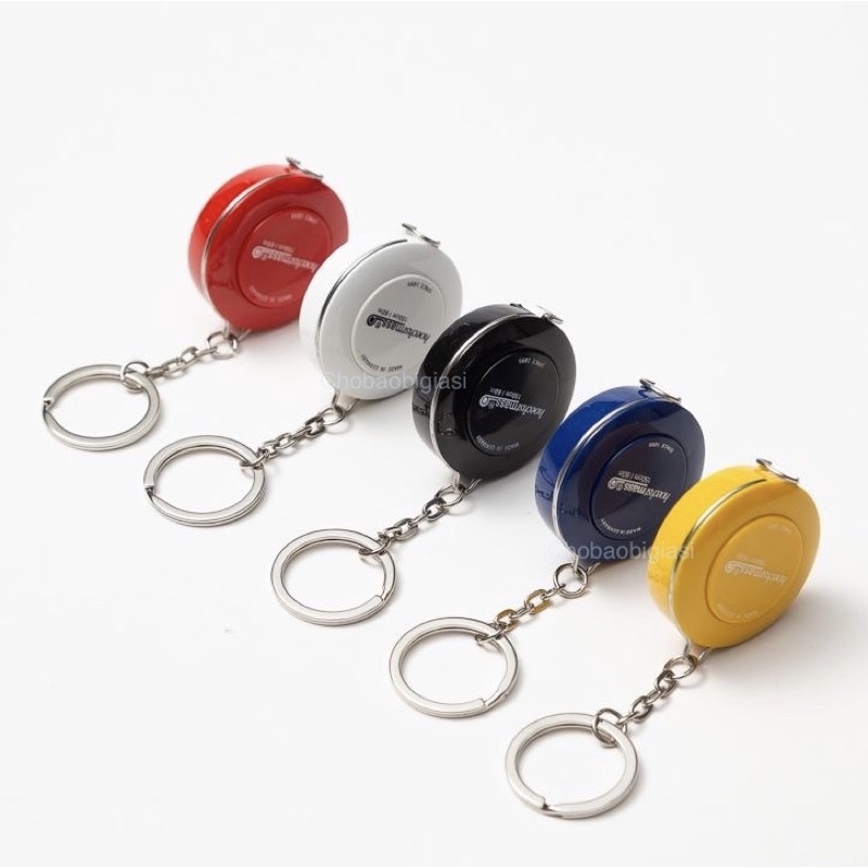 1 cái thước cuộn Hoechstmass xuất xứ Đức có móc khoá, có nút bấm thu dây dài 150cm 60in (Sp y hình)