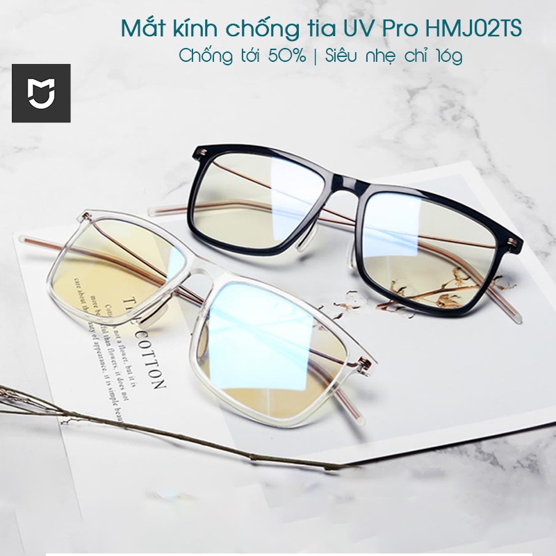 Kính Xiaomi Pro HMJ02TS Chống UV Ánh Sáng Xanh ( Xanh Đen & Trắng )