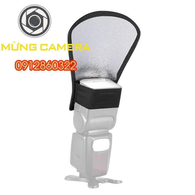 Phụ Kiện Tản Sáng Ánh Đèn Flash 2 Trong 1 Cho Máy Ảnh Canon 11x18 X 20cm