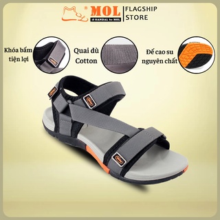 Giày Sandal Vento Unisex Nam Nữ Quai Dù Đế Cao Su Bền Êm Đi Học Đi Làm Đi Du Lịch Màu Xám Mã NV4538