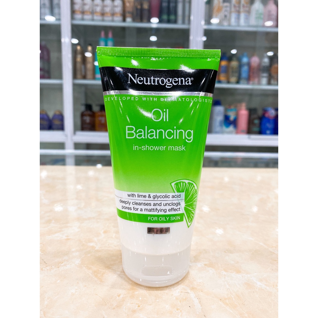 Sữa Rửa Mặt NEUTROGENA Sạch Sâu Giảm Mụn Tẩy Da Chết Pháp 150ml