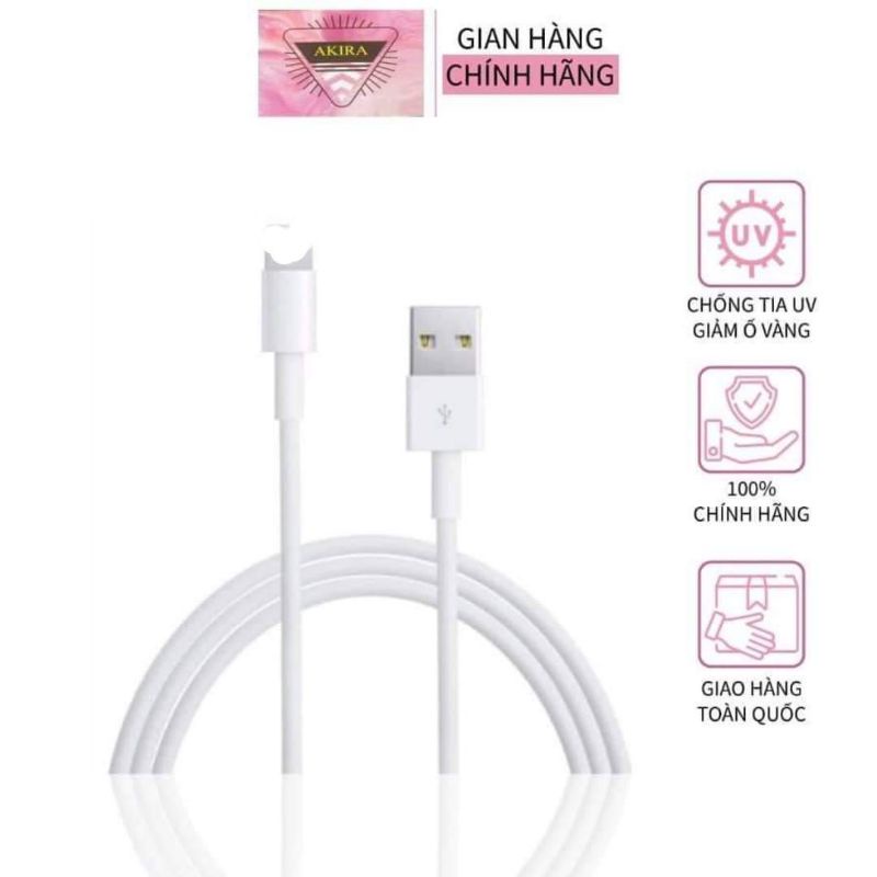 Dây Sạc IP1M AKIRA Dây Sạc Đa Năng 8 Chân Bền Bỉ Cho Các Thiết Bị ĐT Tai Nghe