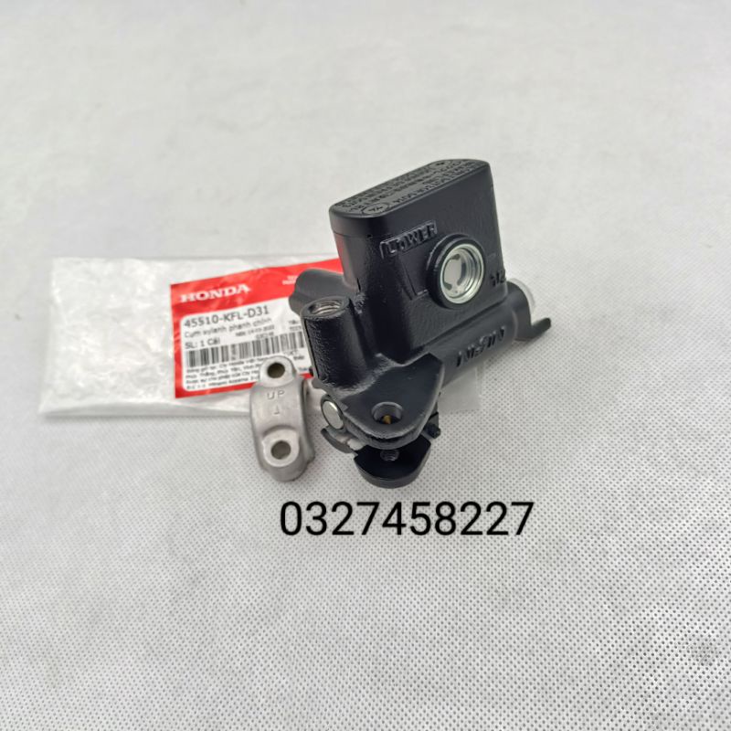 Cùm bình dầu thắng, phanh đĩa trước xe WAVE Thái, ZX, S100...  zin Honda