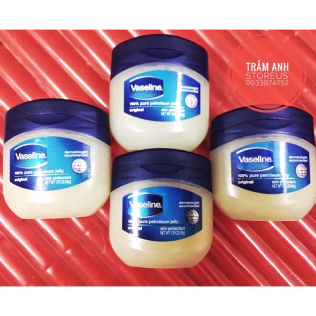 Sáp Dưỡng ẫm Vaseline 100% Pure Petroleum Jelly Original Mỹ 49gr