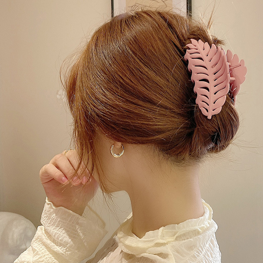 Kẹp Tóc Hình Chiếc Lá Phong Cách Hàn Quốc