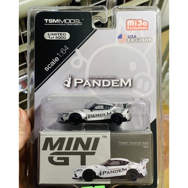 Hobby Store xe mô hình MiniGT Toyota GR Supra Pandem Silver