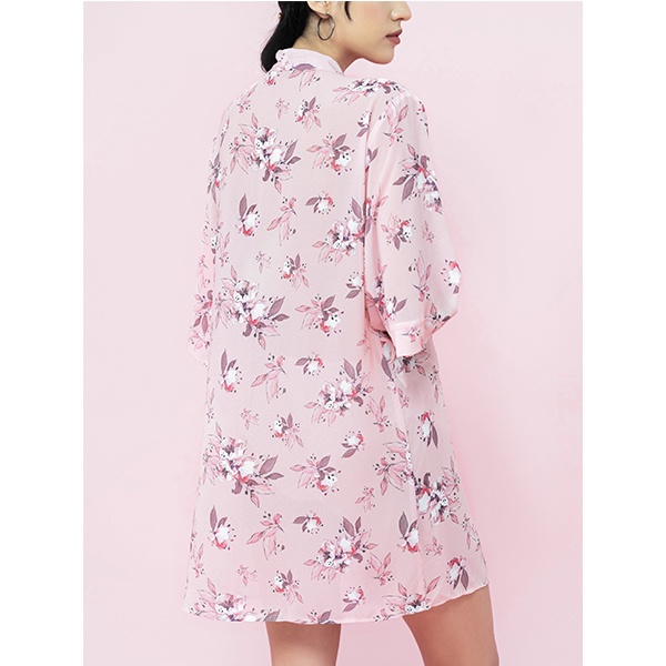 Kimono nữ VERA chiffon Peony Whisper - 0340