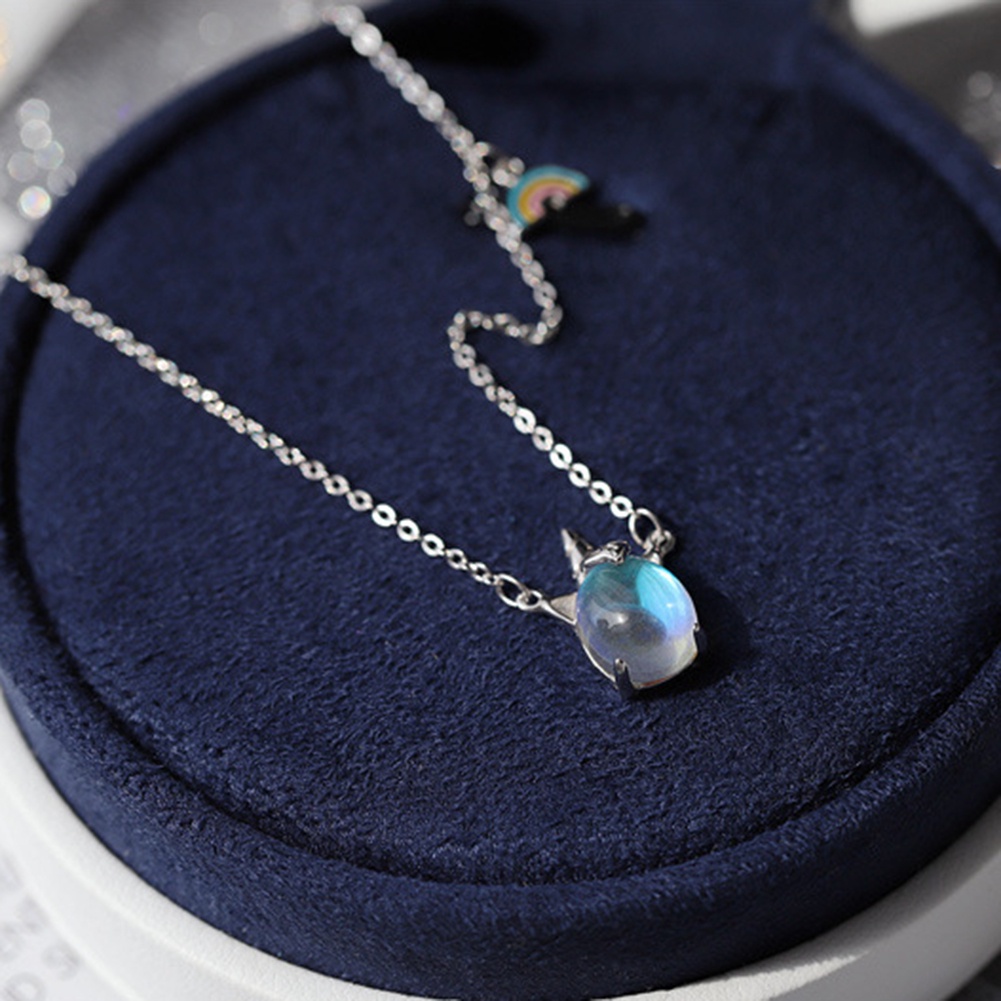 Dây Chuyền Hợp Kim Hình Ngựa Unicorn Đính Đá Xinh Xắn