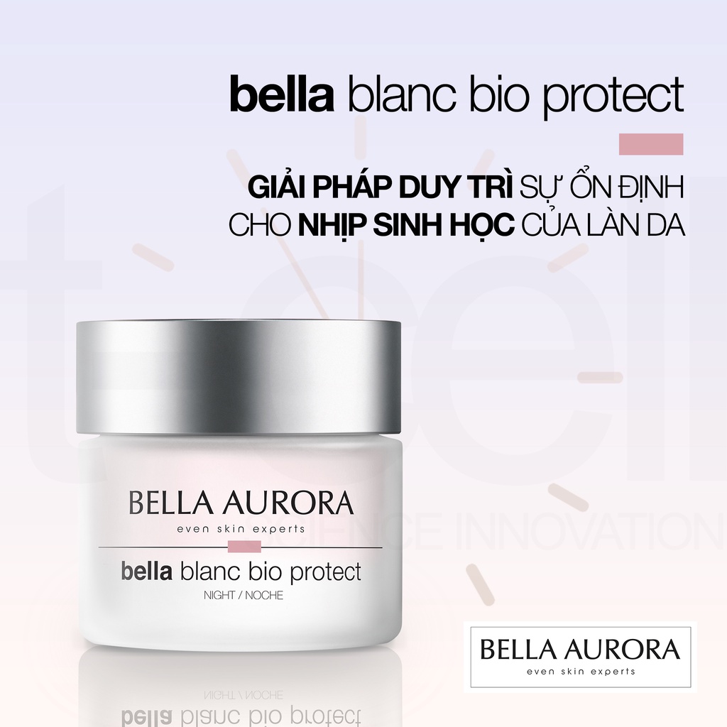 Kem Dưỡng Chống Lão Hóa Và Sáng Da Ban Đêm -  Bella Aurora Bella Blanc Bio-protect Nightly Protecting Gel-cream (5