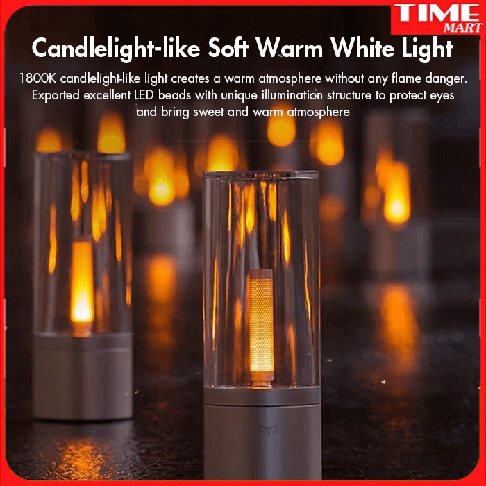 [CHÍNH HÃNG] Đèn nến điện tử thông minh XIAOMI YLFW01YL. Pin 2100mAh [TIME_MART siêu thị tiện ích gia đình]