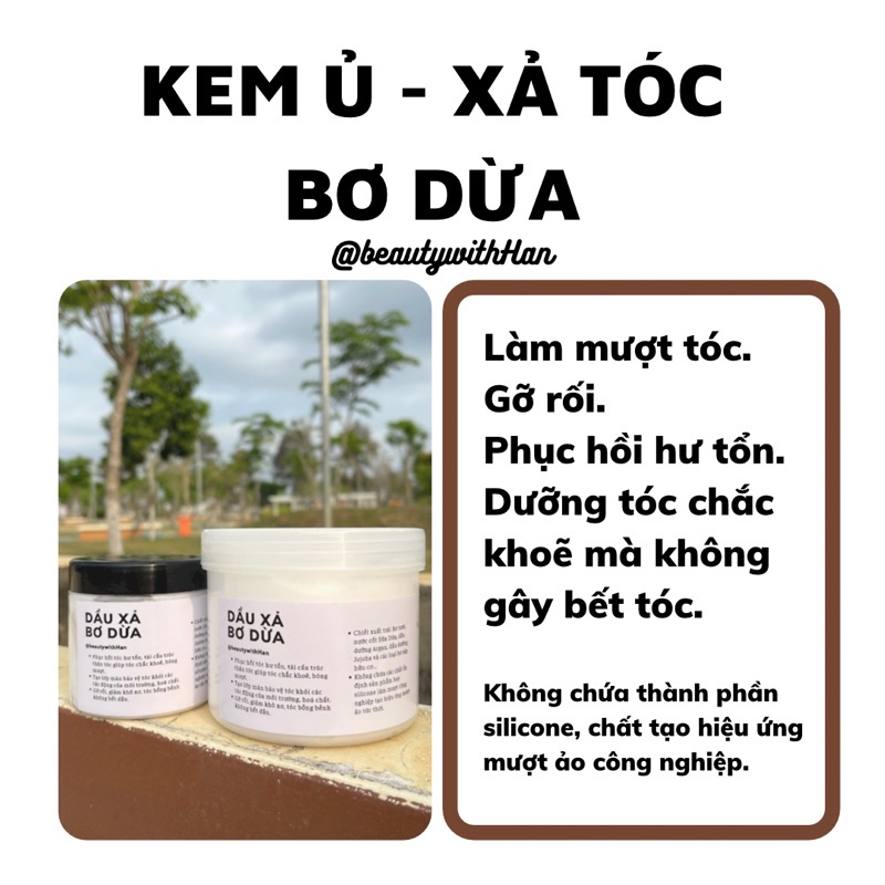 Dầu xả Sữa Dừa @beautywithHan