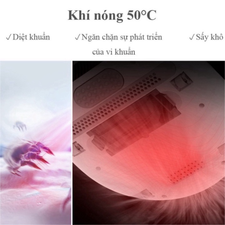 Máy hút bụi giường đệm deerma cm800 diệt khuẩn uv tiện lợi máy bảo hành 12 tháng VT46 Sẵn . Sẵn