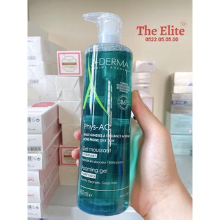 Sữa rửa mặt Aderma dạng gel 400 ml có vòi