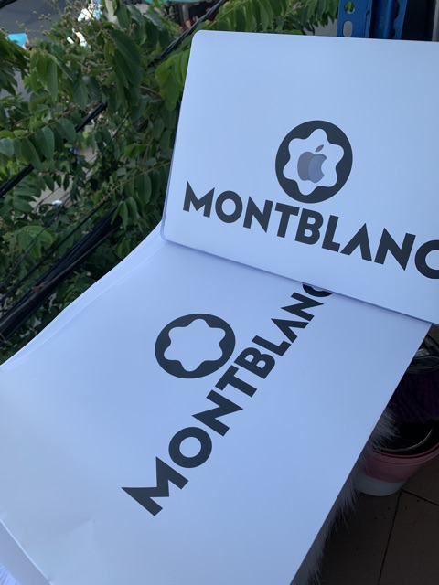 Ốp 2 mặt Macbook + decal Montblanc