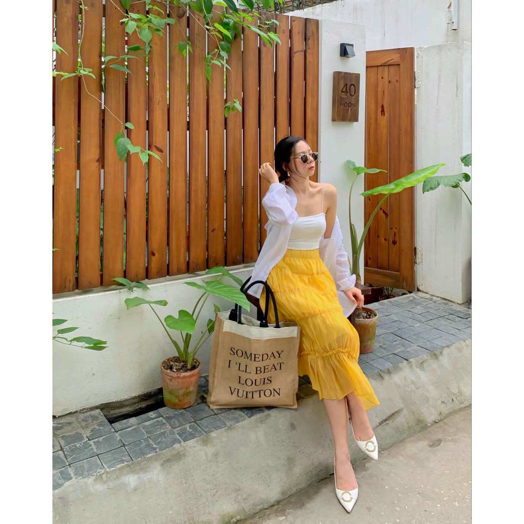 Áo hai dây cotton croptop dáng ngắn thiết kế T-Ju, màu đen, trắng, dáng ôm basic | BigBuy360 - bigbuy360.vn