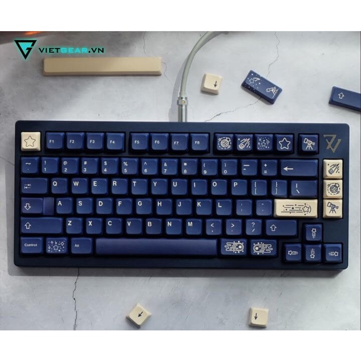 Bộ nút nhựa XDA Stargazing Thick PBT dyesub 139 nút