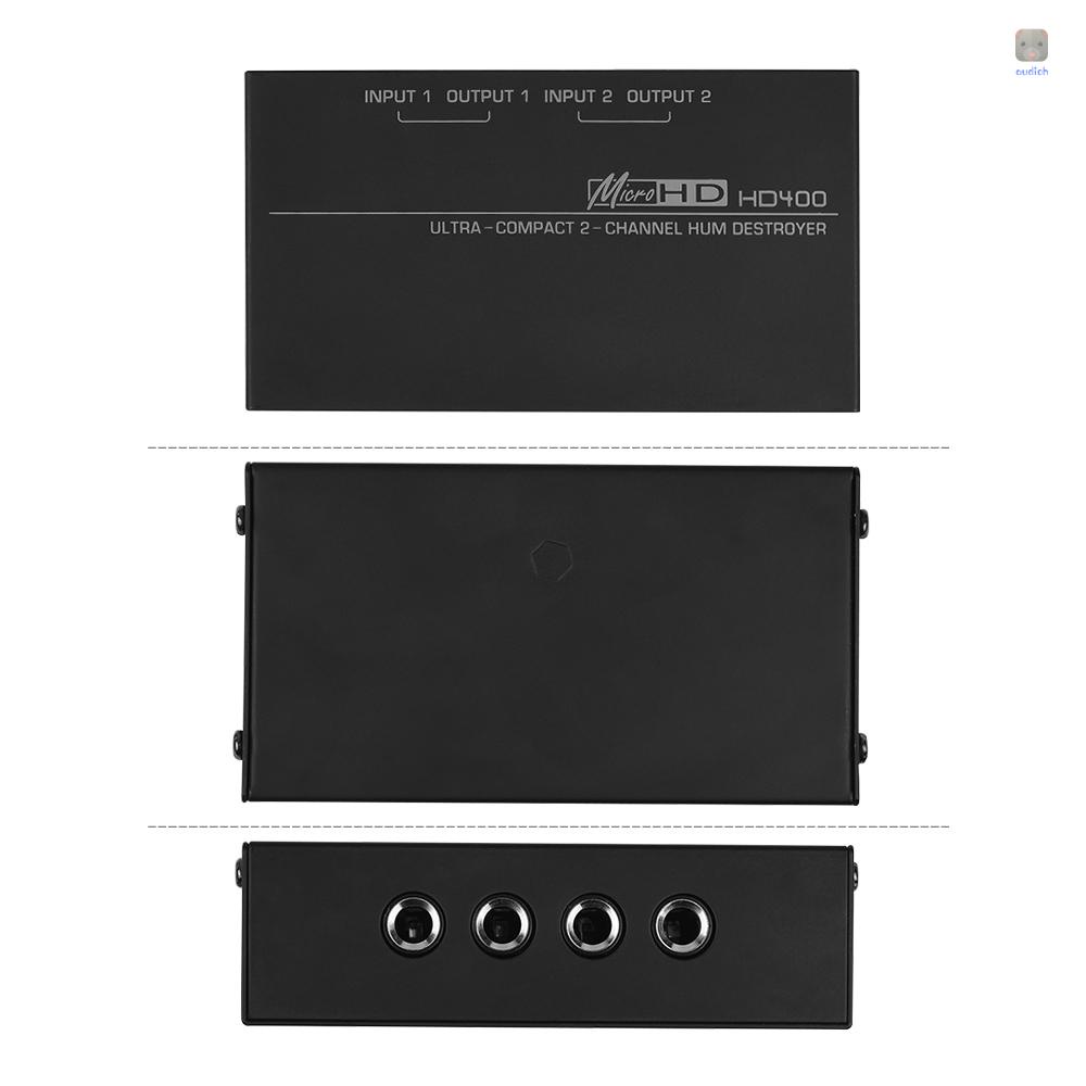 Bộ Lọc Tiếng Ồn 2 Kênh Hum Tia Cực Tím Với Đầu Vào 1/4 Inch TRS